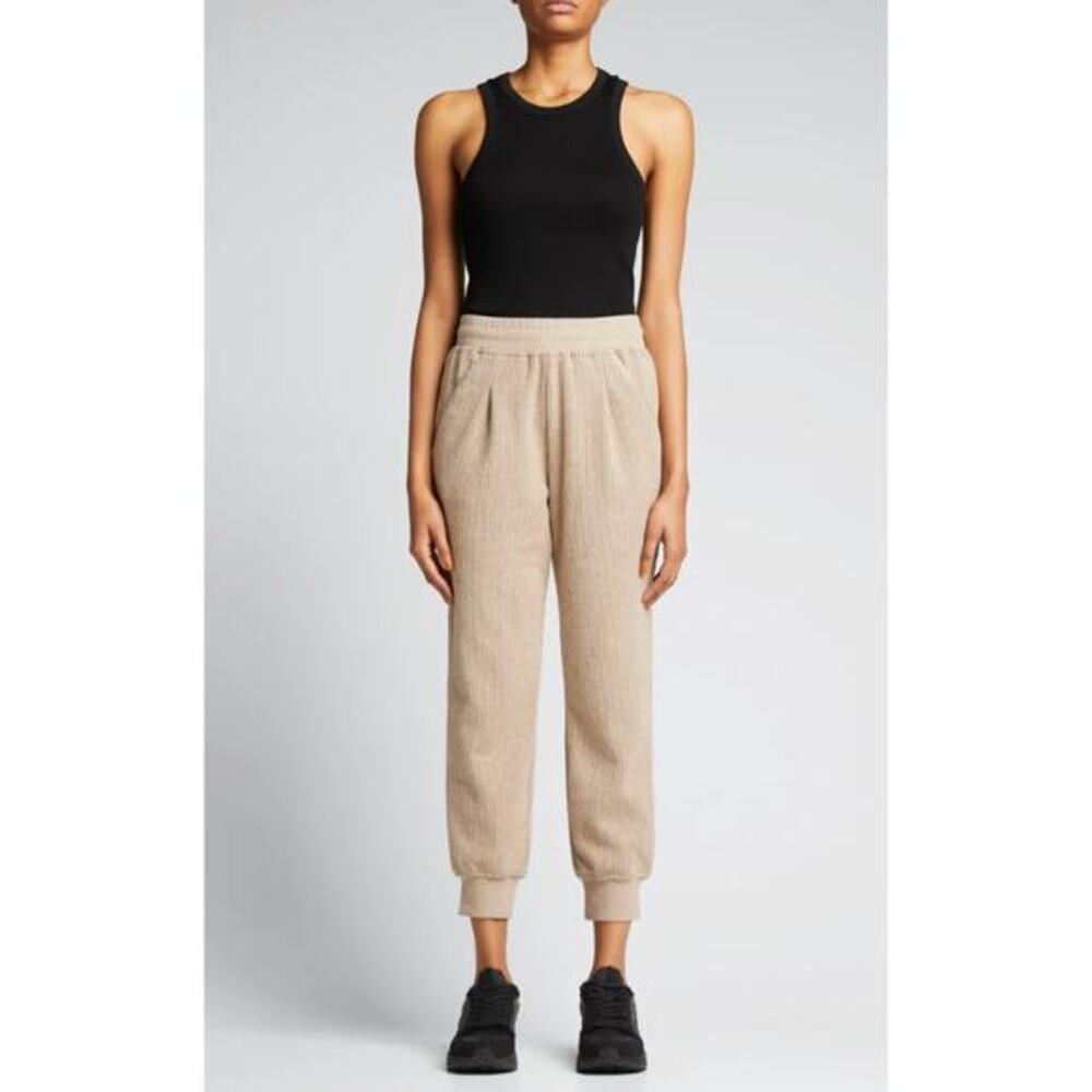 Varley Chaucer Ribbed Jogger‎ Pant cream tan